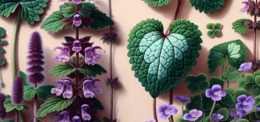 Jasnota purpurowa a bluszczyk kurdybanek – różnice